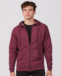 Premium Fleece Full-Zip Hooded Sweatshirt