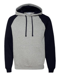 Nublend® Colorblocked Raglan Hooded Sweatshirt