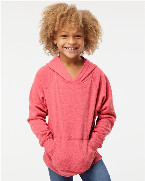 Youth Lightweight Special Blend Raglan Hooded Sweatshirt