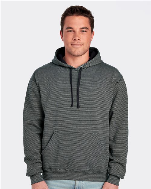 Sofspun® Microstripe Hooded Sweatshirt