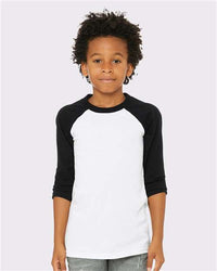 Youth Three-Quarter Sleeve Baseball Tee