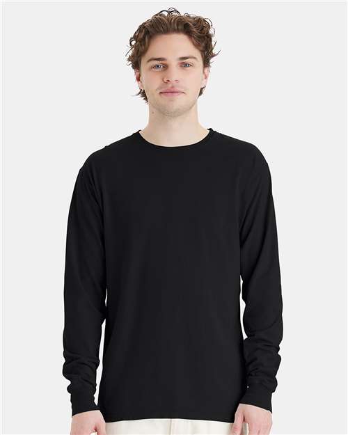 Garment-Dyed Long Sleeve T-Shirt