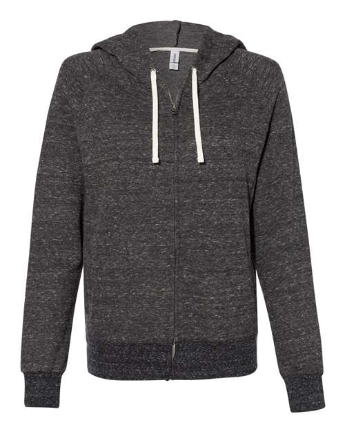 Women's Snow Heather French Terry Full-Zip Hooded Sweatshirt