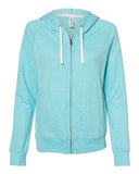 Women's Snow Heather French Terry Full-Zip Hooded Sweatshirt