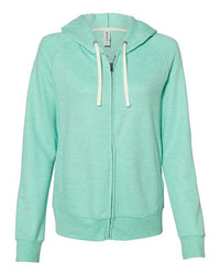 Women's Snow Heather French Terry Full-Zip Hooded Sweatshirt