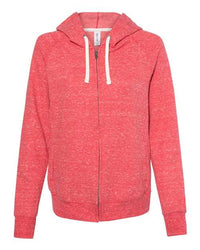 Women's Snow Heather French Terry Full-Zip Hooded Sweatshirt