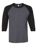 Premium Blend Ringspun Three-Quarter Sleeve Raglan Baseball T-Shirt