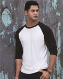 Premium Blend Ringspun Three-Quarter Sleeve Raglan Baseball T-Shirt