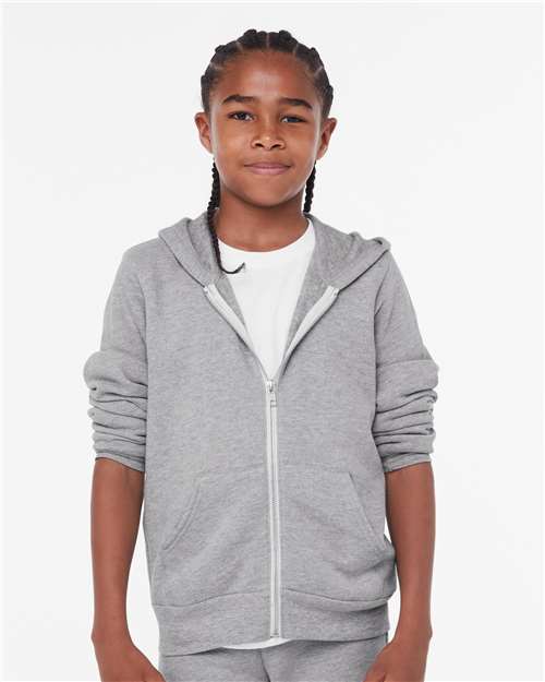 Youth Sponge Fleece Full-Zip Hoodie