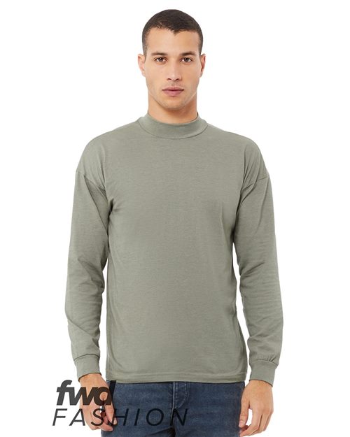 FWD Fashion Mock Neck Long Sleeve Tee