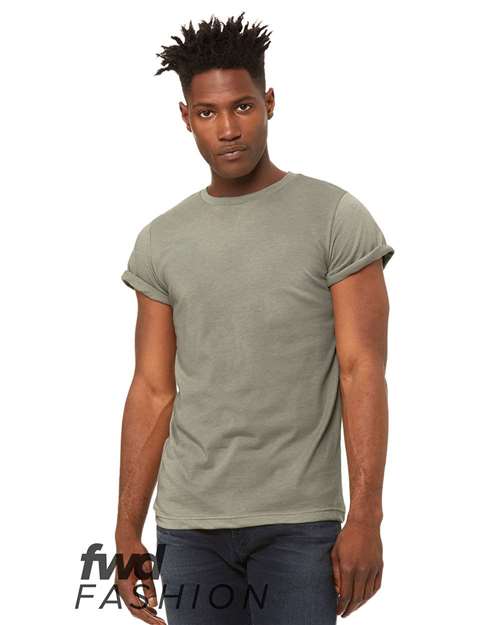 FWD Fashion Jersey Rolled Cuff Tee