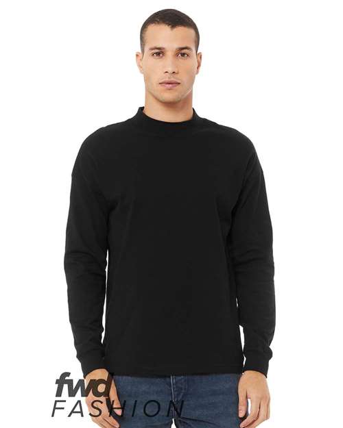 FWD Fashion Mock Neck Long Sleeve Tee