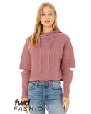 FWD Fashion Women's Cut Out Fleece Hoodie