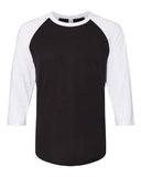 Premium Blend Ringspun Three-Quarter Sleeve Raglan Baseball T-Shirt