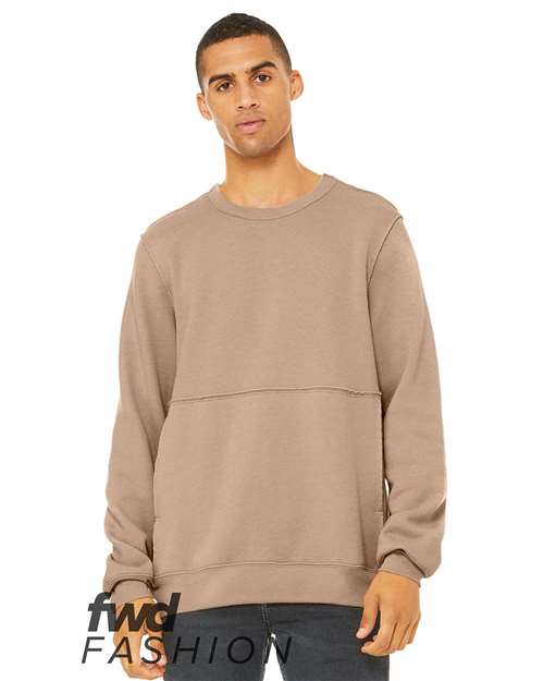 FWD Fashion Raw Seam Crewneck Sweatshirt