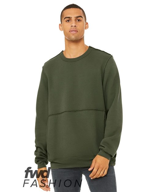 FWD Fashion Raw Seam Crewneck Sweatshirt