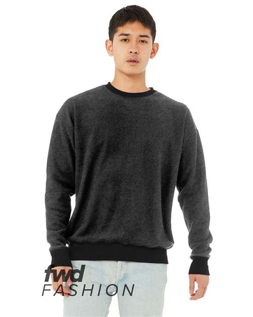 FWD Fashion Sueded Drop Shoulder Sweatshirt