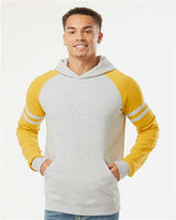 Nublend® Varsity Colorblocked Raglan Hooded Sweatshirt