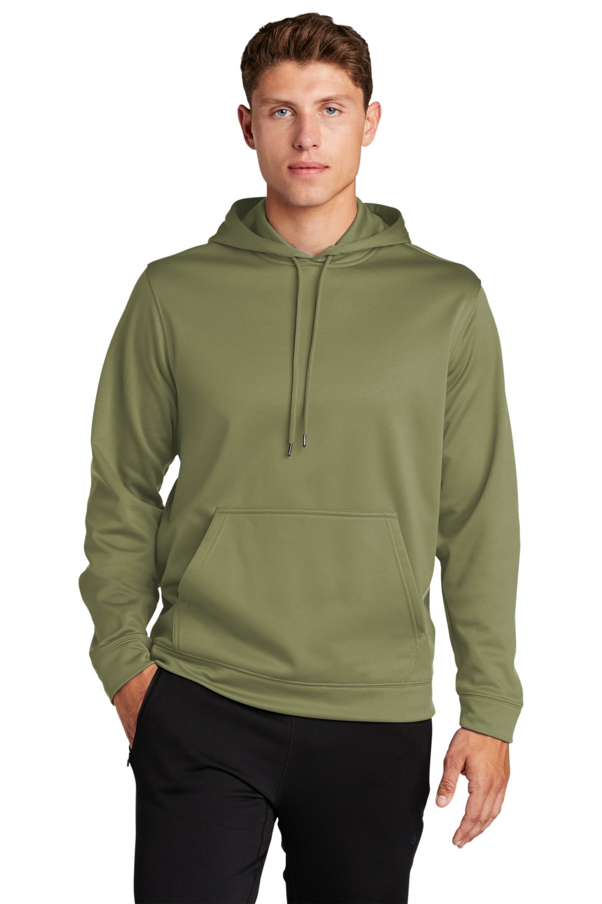 Sport-Tek® Sport-Wick® Fleece Hooded Pullover.  F244