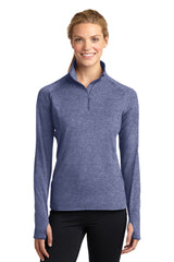 Sport-Tek® Ladies Sport-Wick® Stretch 1/4-Zip Pullover. LST850